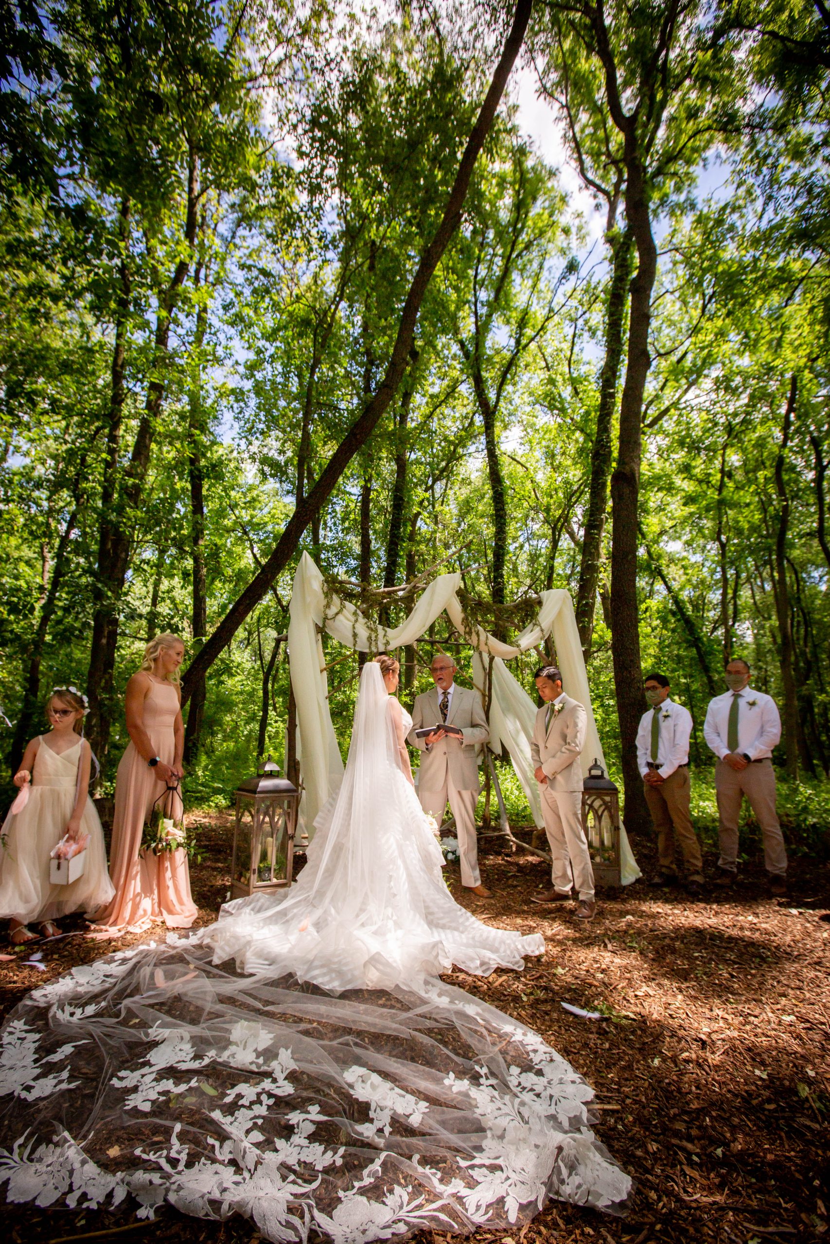 Ceremony at Stone Creek Woods scaled